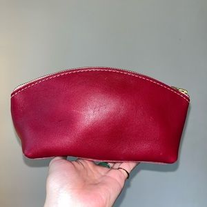 Portland Leather Eclipse Bag in Cranberry